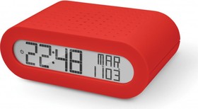 Фото 1/2 Настольные часы с FM-радио, красные RRM116-r