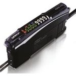 E3X-SD51 2M, Датчик световодный усилитель, PNP, IP50, Подключение провод 2м