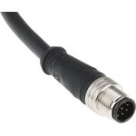 1200650964, Straight Male 8 way M12 to Unterminated Sensor Actuator Cable, 2m