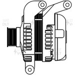 Генератор для а/м Ford Focus II (04-)/C-Max (04-) 2.0i 150A STARTVOLT LG 1004