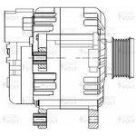 Генератор для а/м VAG Octavia III (13-)/Fabia III (14-)/Rapid (15-) 1.6i 140A ...