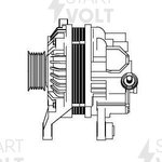 Генератор для а/м Mazda 3 BK (03-) 1.6i/2.0i 80A STARTVOLT LG 2503