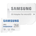 Карта памяти microSDXC UHS-I U3 Samsung PRO Endurance 256 ГБ, 100 МБ/с ...