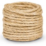 Канат сизалевый СТ тросовой свивки d. 5 мм в отрезках по 15 м ЦН 13761-1