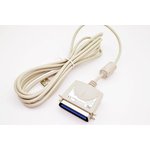 CUM360, Адаптер; USB 2.0; вилка Centronics 36pin,вилка USB A; 1,8м