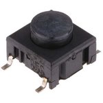 3ESH9-08.0, IP67 Black Button Tactile Switch, SPST 50 mA @ 24 V dc 2.9mm PCB