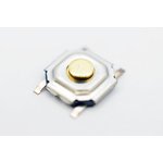 SKQGABE010, Switch Tactile N.O. SPST Round Button Gull Wing 0.05A 12VDC 1.57N SMD T/R
