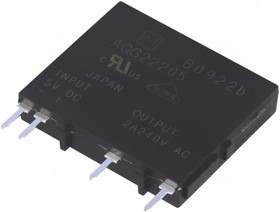 Фото 1/3 AQG22205, Solid State Relays - PCB Mount 2A 5V Non-Zero Cross