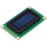 DEP 050016A-Y, Дисплей OLED, графический, 1,3", 50x16, желтый, PIN 16, 120кд/м2