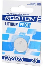 Фото 1/2 ROBITON PROFI R-CR2025-BL1 CR2025 BL1, Элемент питания