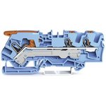 2106-5304, Blue 2106 DIN Rail Terminal Block, Single level, 0.5 10mm², ATEX ...