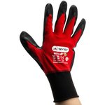 SKY504, Nylon Nitrile-Coated General Purpose Gloves, size 10, Red