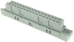 PCN10-32S-2.54DSA(72), DIN 41612 Connectors 2.54MM DIN CONN 32P FEM SOC TH