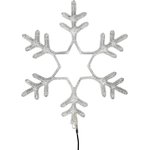 501-212-1, Фигура Снежинка цвет белый, размер 45x38 см