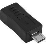 GC-MU2M5, GCR Переходник USB 2.0 MicroUSB / MiniUSB, штекер - гнездо
