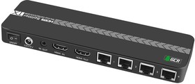 Фото 1/3 GL-vE14, GCR Разветвитель HDMI 1.4 через LAN кабель, 1 x 4 +1 до 60.0m, 1080P 60Hz, EDID, удлинитель ИК