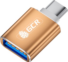 Фото 1/5 GCR-52301, GCR Переходник USB Type C на USB 3.0 (USB 3.2 Gen 1), M/AF, золотой