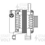 Генератор для а/м Chery Indis (09-)/Kimo (06-) 1.3i 75A STARTVOLT LG 2710