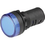 Elvert Лампа сигнальная компактная ф22 LED 230В синяя IP44 LS3-22D/B220
