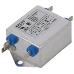 EMC filter, 50 to 60 Hz, 6 A, 250 V (DC), 250 VAC, 1.8 mH, faston plug 6.3 mm, B84111A0000B060