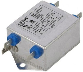 Фото 1/7 EMC filter, 50 to 60 Hz, 6 A, 250 V (DC), 250 VAC, 1.8 mH, faston plug 6.3 mm, B84111A0000B060