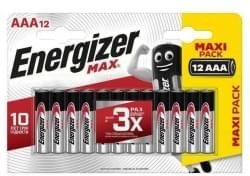 Батарейки ENERGIZER MAX LR03/E92/AAA BL12 - (блистер 12шт) Eco