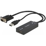 CV0060, Кабель, D-Sub 15pin HD вилка, гнездо HDMI,вилка USB A, черный