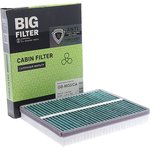 GB-9833/CA, Фильтр салона ВАЗ 2110 низкий н/образца Big Filter антибакт