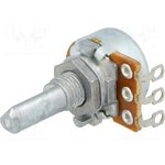 RK1631110TNP, Res POT 10K Ohm 20% 0.05W(1/20W) 1(Elec)/1(Mech)Turns 6mm (30.5 X 21.5mm) Lead Wire Panel Mount Bulk