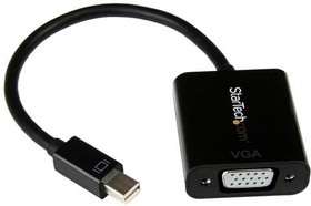 Фото 1/3 MDP2VGA2, Mini DisplayPort to VGA Adapter, 180mm Length - 1920 x 1200 Maximum Resolution
