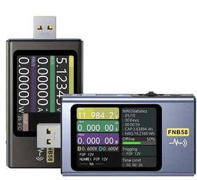 Фото 1/3 FNIRSI FNB58 Bluetooth, USB-тестер