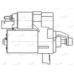 Стартер (12V/kW) AUDI A6(B6/B7)/Q5 08-  mot.1,8TFSI/2,0TFSI STARTVOLT LSt 1806