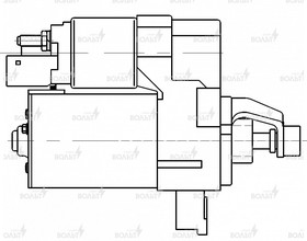 Фото 1/6 LSt 1806, Стартер VAG A6 07- 1.8TFSI/2.0TFSI 1,1 кВт StartVolt