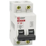 mcb4729-2-10C, Circuit breaker 2P 10A (C) 4.5kA 47-29 EKF Basic