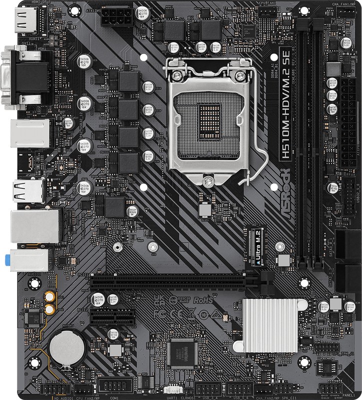 ASROCK H510M HDV M.2 SE LGA 1200 Intel H470