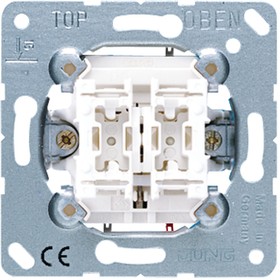 Фото 1/2 Механизм кнопочного выключателя для жалюзи Jung коллекции JUNG, механический, скрытый монтаж, 539VU