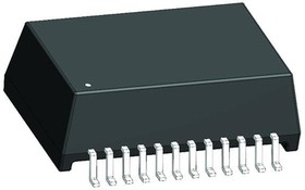 ALANS10001-4J61ET, Single Port SMD LAN Transformer Module - LAN 10/100/1000 Base-T - 350µH - Turns Ratio 1CT:1CT Primary:Secondary - ...