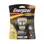 7638900424478, Фонарик: налобный LED, водонепроницаемый, 2ч, 400лм, Цвет: желтый