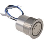 1241.6404, Double Pole Double Throw (DPDT) Momentary Blue LED Push Button ...
