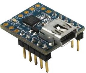CP2104-MINIEK, Evaluation Kit, CP2104 USB To UART Bridge, Breadboard Compatible Headers