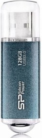Фото 1/3 Флешка USB Silicon Power Marvel M01 128ГБ, USB3.0, синий [sp128gbuf3m01v1b]