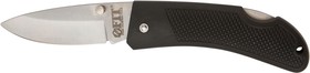Фото 1/3 10553, Нож складной "Юнкер", 175 мм, лезвие 75 мм, нерж.сталь, ручка с мягкими ПВХ накладками