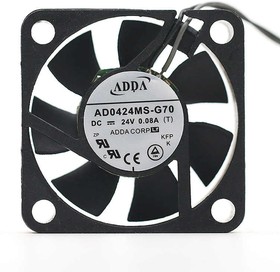 Фото 1/2 Вентилятор ADDA AD0424MS-G70 40x10мм 24В 1.92W 0.08A OEM