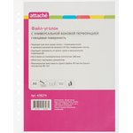 Файл-вкладыш уголок с перфорацией А4 Attache,180 мкм,10 шт./уп