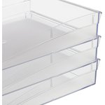 Лоток горизонтальный Attache City прозрачный