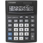 SD-208, Калькулятор настольный КОМПАКТНЫЙ CITIZEN BusinessL CMB801-BK 8раз. Черн