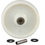 Technical rack wheel N48200BNYSW for axle, d=200mm, polyamide, ball bearing ...