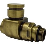 Вентиль запорный прямой серия "Prestige & Minimal" 1/2", цвет бронза 0354-1500Z000