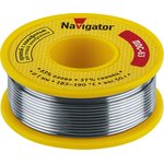 Припой Navigator 93 776 NEM-Pos05-63K-1-K50 (ПОС-63, катушка, 1 мм, 50 гр)
