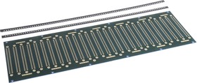 Фото 1/3 222-29824, 64 Way DIN 41612 Eurocard Backplane FR4 Single Sided 84HP With 15.24mm Connector Pitch